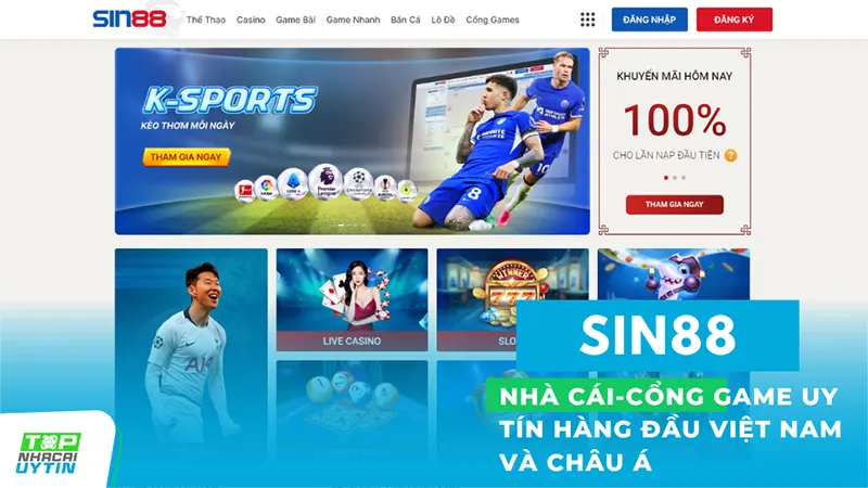 Sin88 12 Sin88 là một nhà cái cá cược trực tuyến và là một trong những cổng game uy tín hàng đầu ở Châu Á