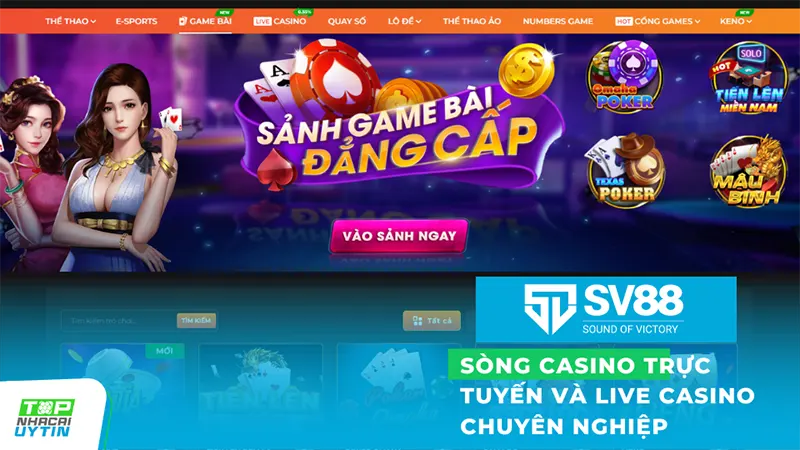 SV88 14 SV88 còn là nền tảng lý tưởng để người chơi thử nghiệm và phát triển kỹ năng cá cược với game bài đổi thưởng của mình