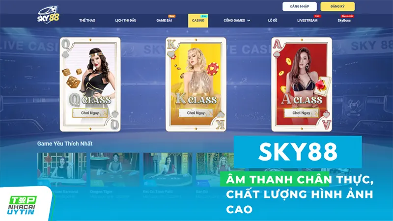 Sky88 – Nhà cái siêu trả thưởng uy tín hàng đầu 14 Người chơi có thể trải nghiệm ngay trên trang web hoặc ứng dụng di động của Sky8