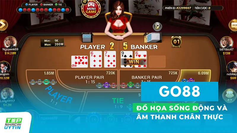 Top 10 trang game baccarat trực tuyến uy tín trong năm 2024 7 trang game baccarat truc tuyen uy tin go88 - Top 10 trang game baccarat trực tuyến uy tín trong năm 2024