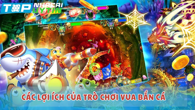 Vua Bắn Cá từ Debet, dễ chơi dễ thắng thưởng 5 Các lợi ích của trò chơi Vua Bắn Cá